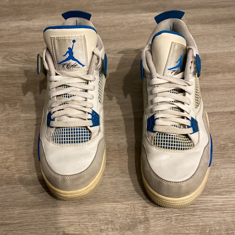 Military Blue Jordan 4’s